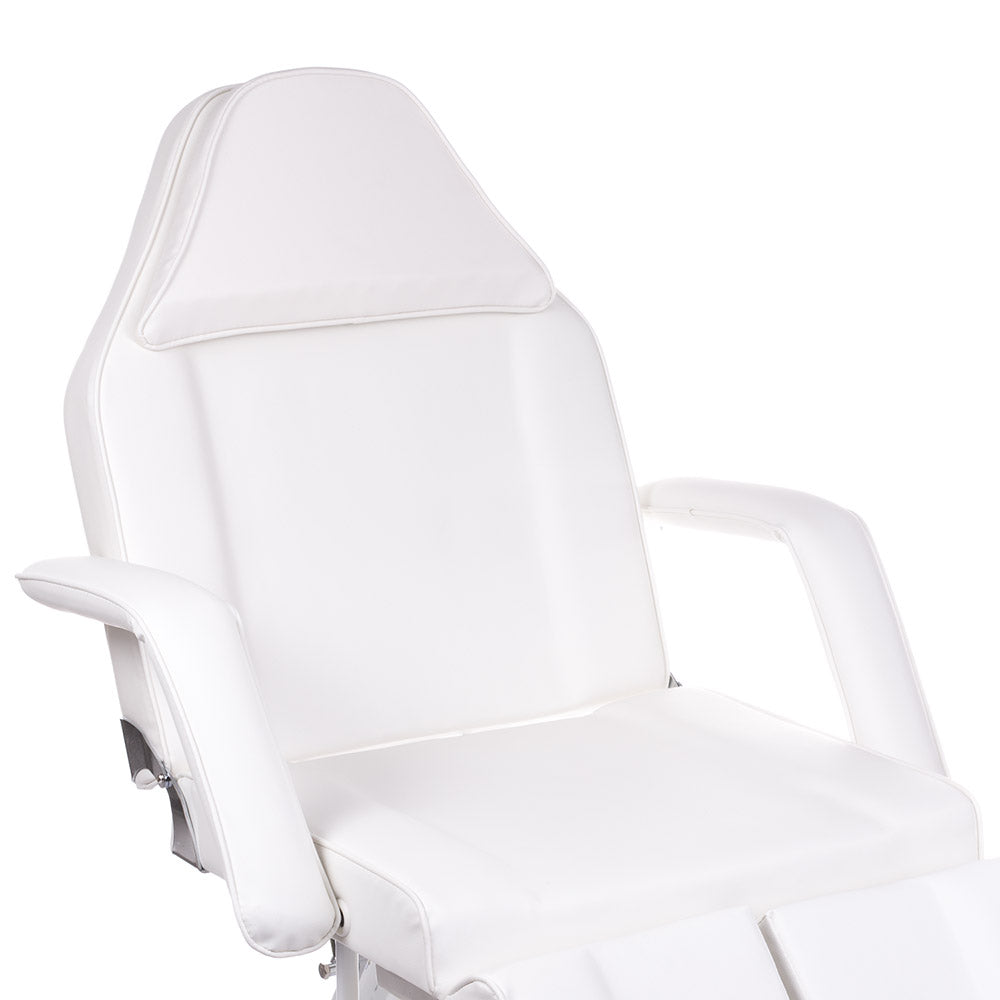 Cosmetology armchair with troughs BW-263 white - BVShop
