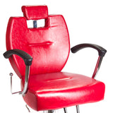Fotel barberski HEKTOR BH-3208 Red - BVShop