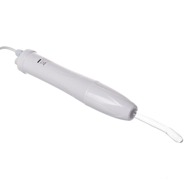 Beauty System Darsonval BR-110C handheld device with metal electrode for skin treatment, shown in a close-up image.