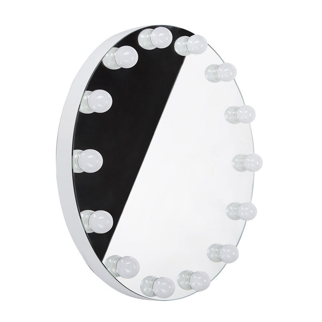 LED Illuminated Mirror HOLLYWOOD oval 80cm WA-80Z - BVShop