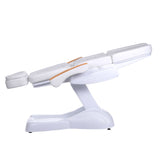 Fotel kosmetyczny elektryczny LUX BW-273B-4 White - BVShop