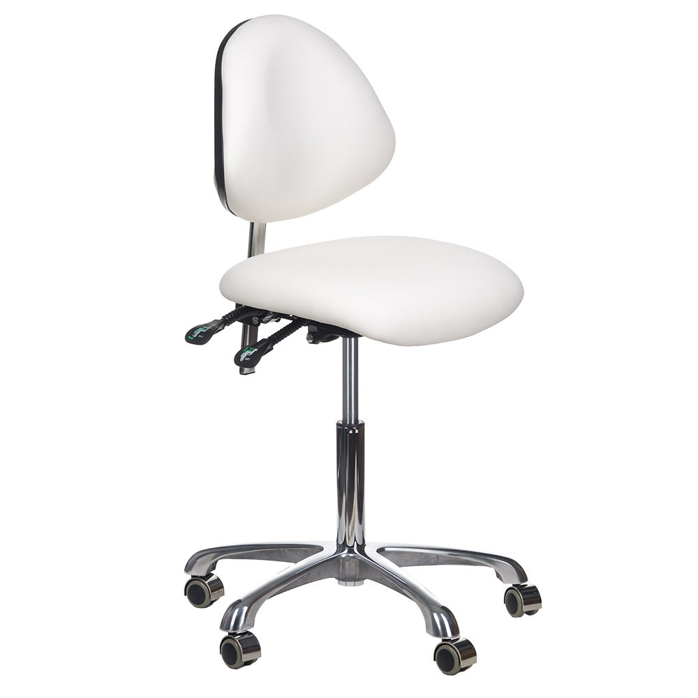 Taboret kosmetyczny BY-8377 white - BVShop