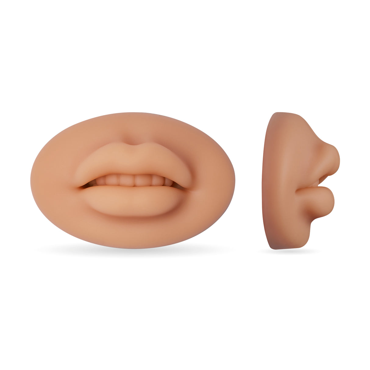 Swiss Color 3D Pratique Lèvre Silicone Souple Clair/Foncé