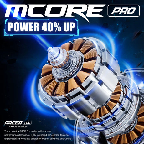 Mast Racer Pro Armor Edition Black Wireless Tattoo Pen 4.2mm Stroke 2 Batteries - BVShop