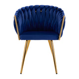 4Rico chair QS-GW06G navy blue - BVShop
