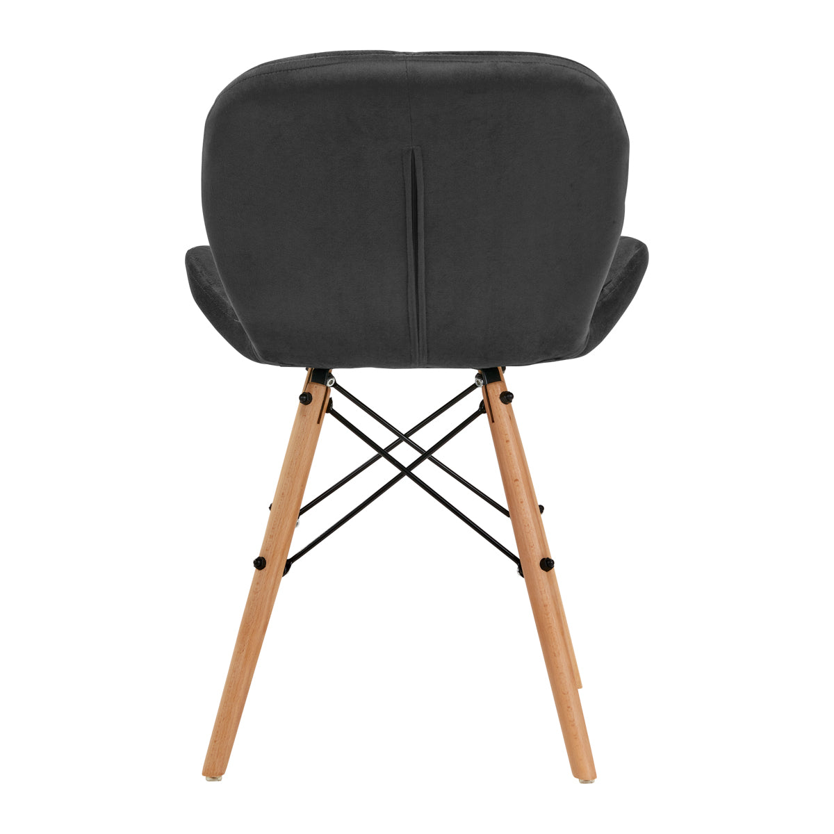 4Rico Cosmetic chair QS-186 gray velvet - BVShop