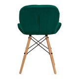 4Rico Cosmetic chair QS-186 green velvet - BVShop