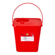 5 L RED MEDICAL WASTE CONTAINER - BVShop