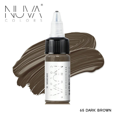Nuva Colors Eyebrow Pigments 65 DARK BROWN 15ml - BVShop