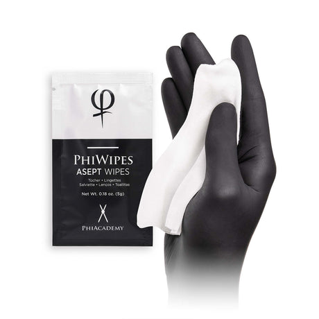PhiAcademy PhiWipes Asept Wipes 50pcs on a light background
