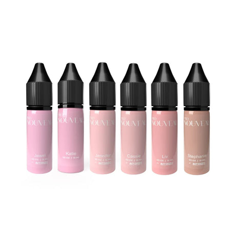 Collection de rouges à lèvres blush Pro Nouveau par Intenze 6x15ml