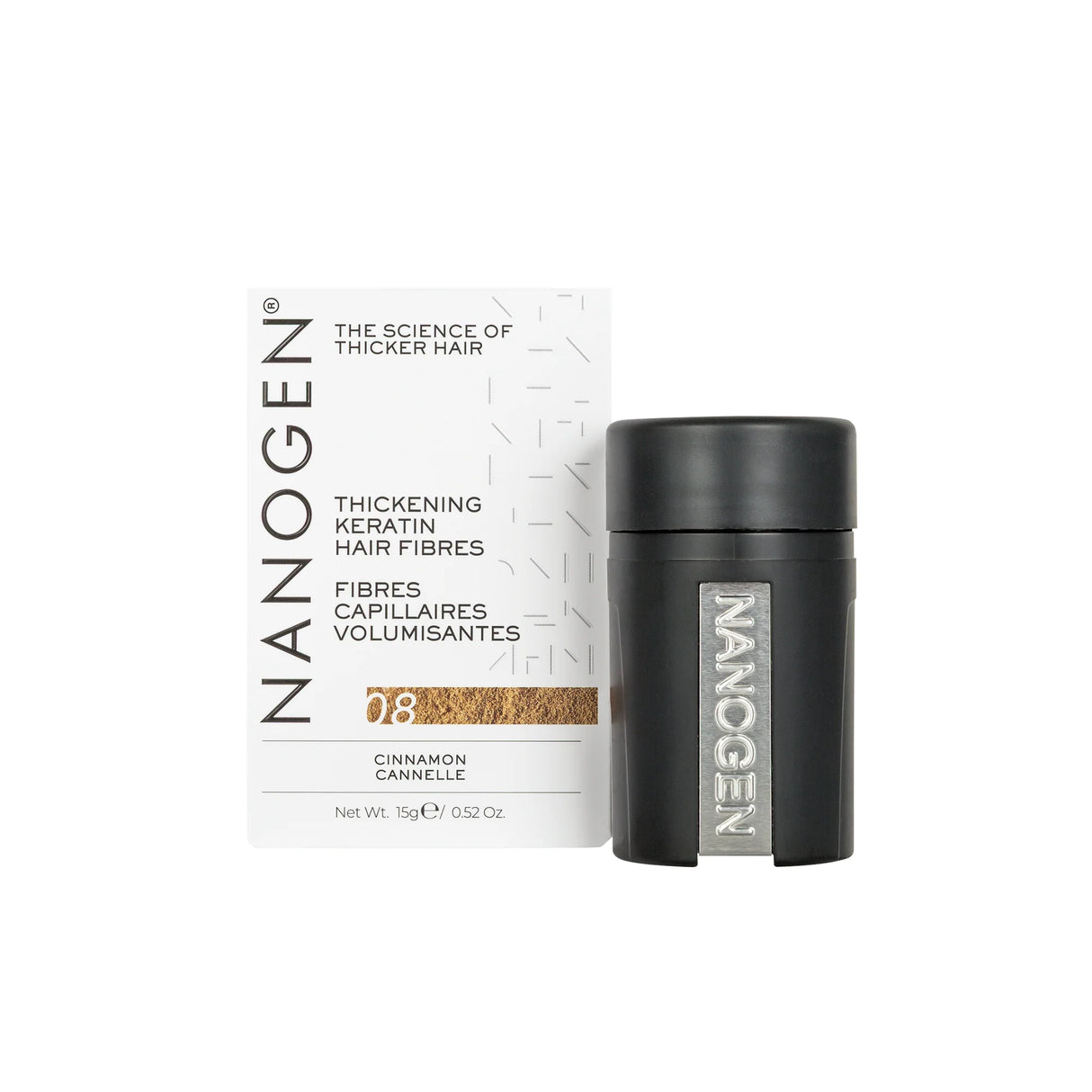 Fibres épaississantes pour cheveux Nanogen Cannelle