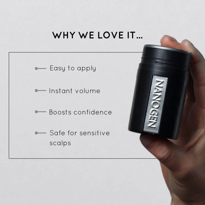 Fibres épaississantes pour cheveux Nanogen Blond foncé