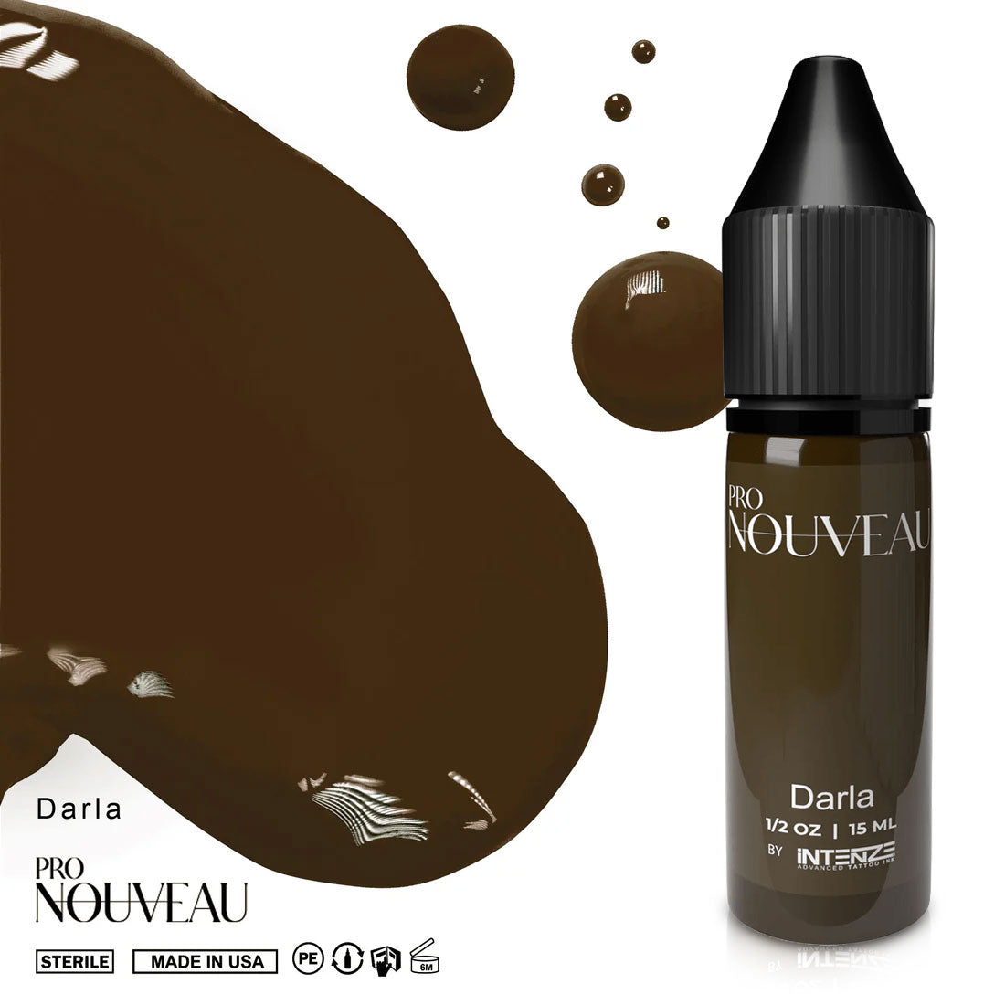 Collection Pro Nouveau Sourcils par Intenze 6x15ml