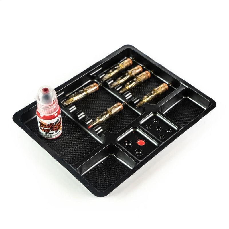 Kwadron Disposable Plastic Instrument Tray Black and Pink 100pcs - BVShop