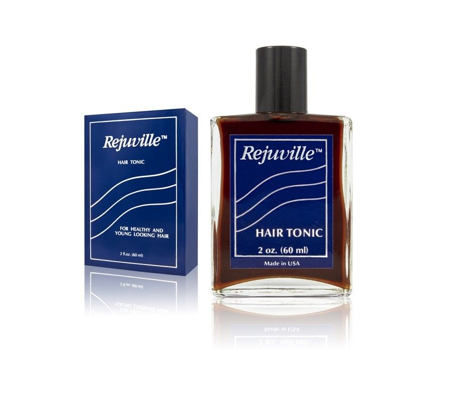 Rejuvi Hair Tonic 60ml bottle with ginseng and ginkgo scalp formula