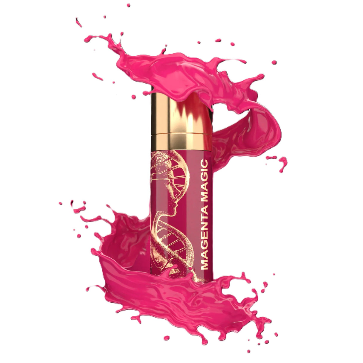 BROW DADDY × DNA Pigments Collection Or Lèvres Magie Magenta