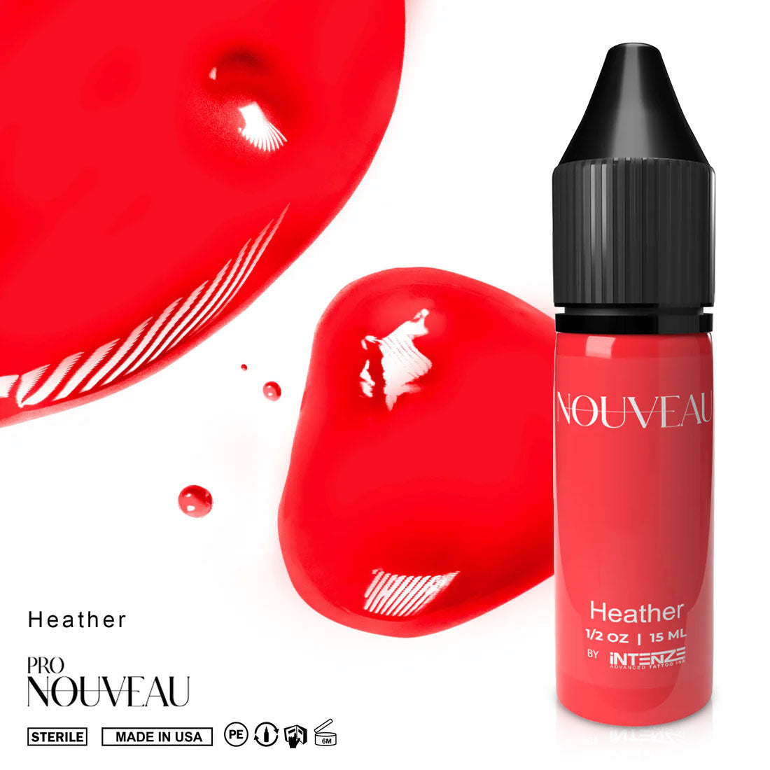 Pro Nouveau Pigments pour Lèvres par Intenze Heather 15ml