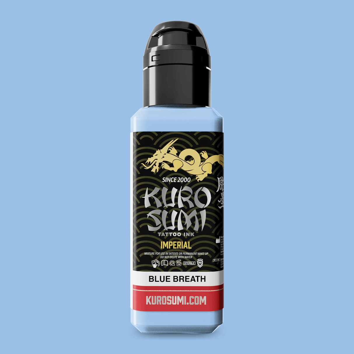 Encre de tatouage Kuro Sumi Imperial Blue Breath