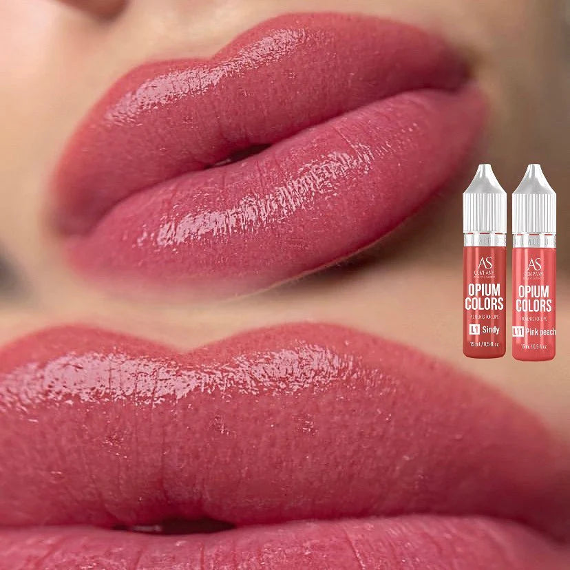 AS COMPANY L11-Pêche Rose (COULEURS OPIUM) 6/15ml