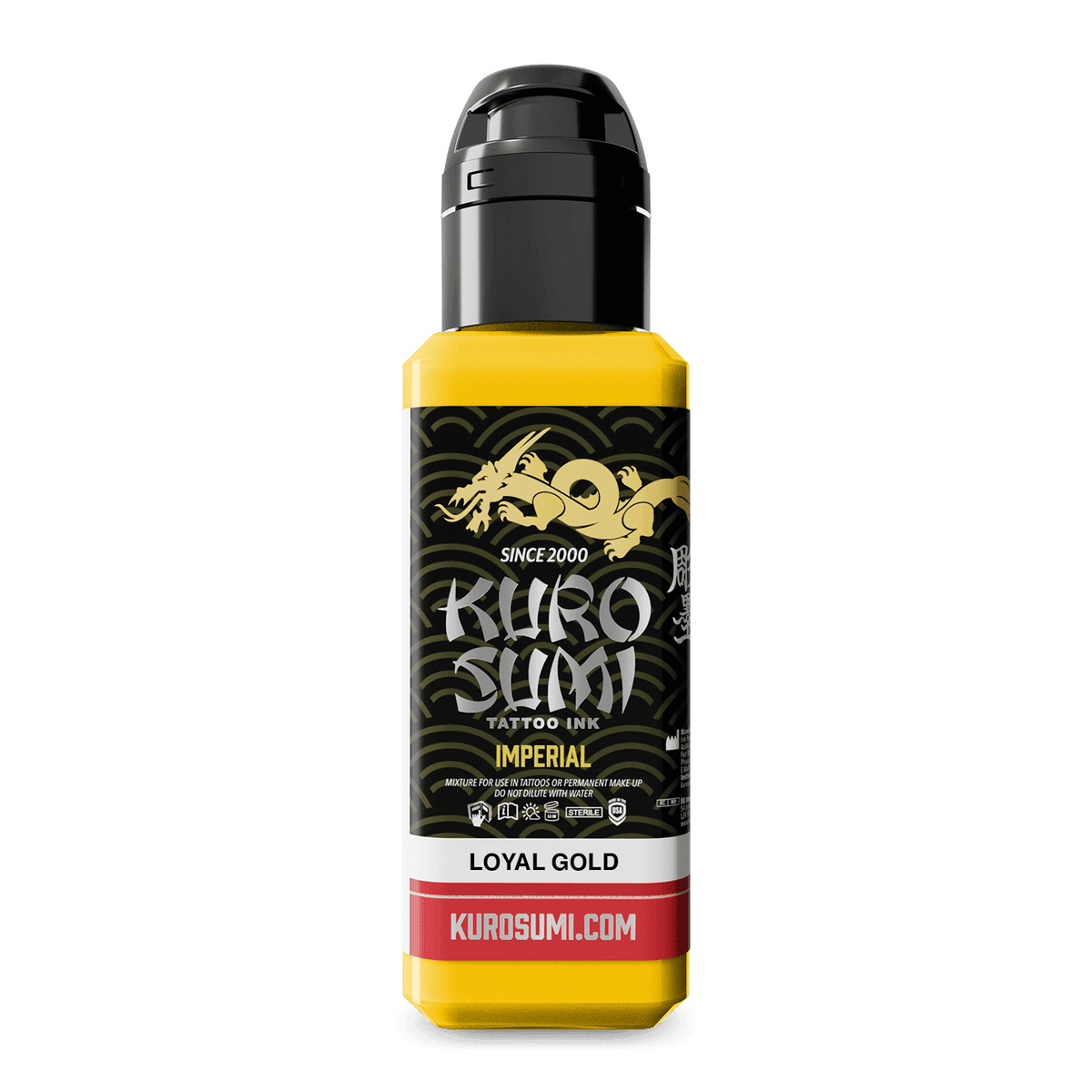 Kuro Sumi Imperial Tattoo Ink Loyal Gold
