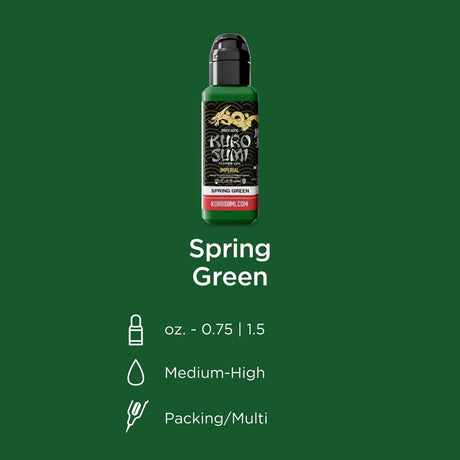 Encre de tatouage Kuro Sumi Imperial Spring Green 44ml