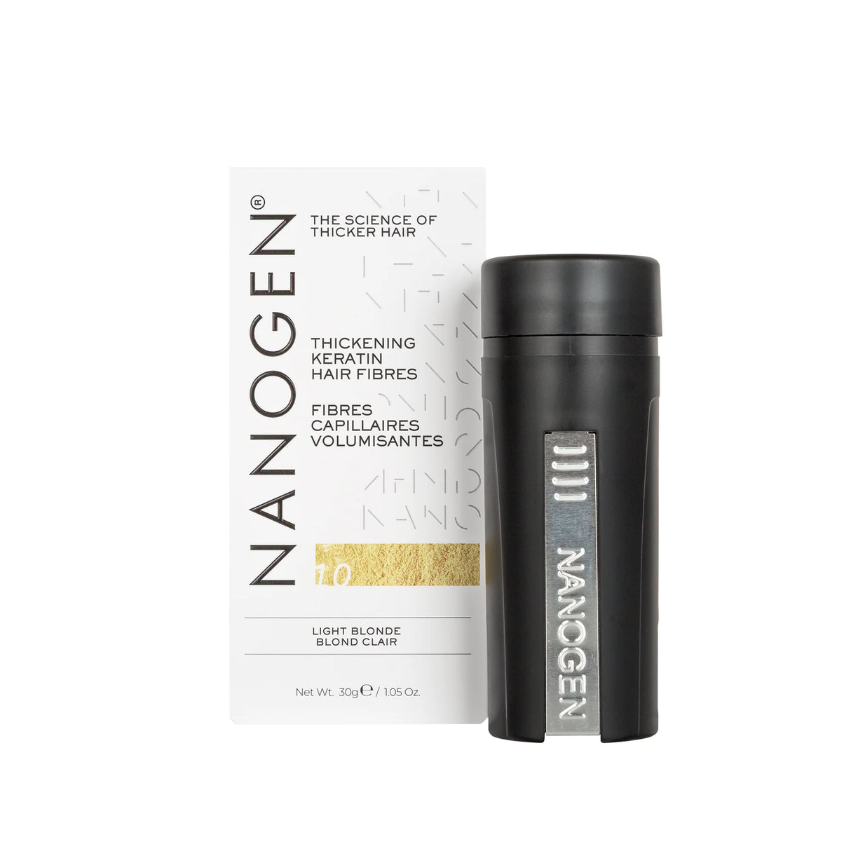 Fibres épaississantes pour cheveux Nanogen Blond clair