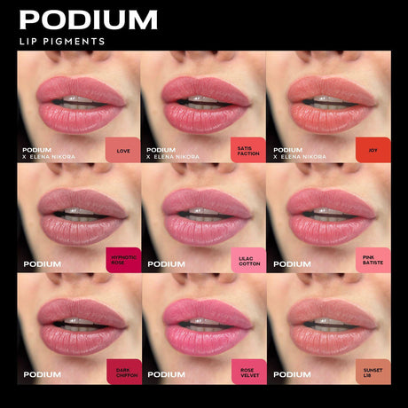 Podium X Elena Nikora Pigment de Satisfaction