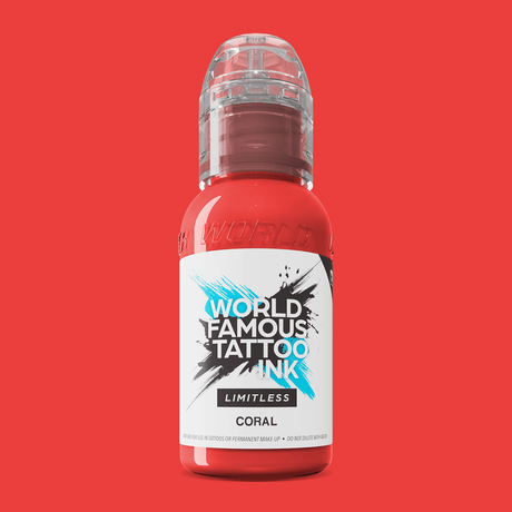 Encre de tatouage corail sans limites mondialement célèbre (30ml)