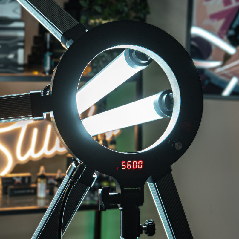 Lampe 6 LUMIÈRES Grande avec Trépied