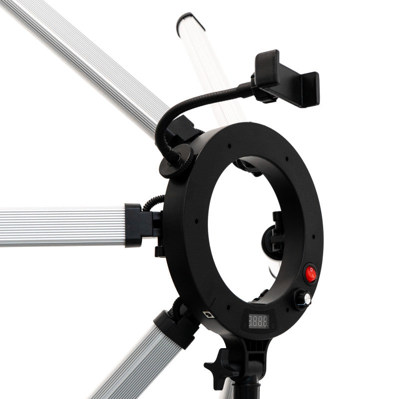 Lampe 6 LUMIÈRES Grande avec Trépied