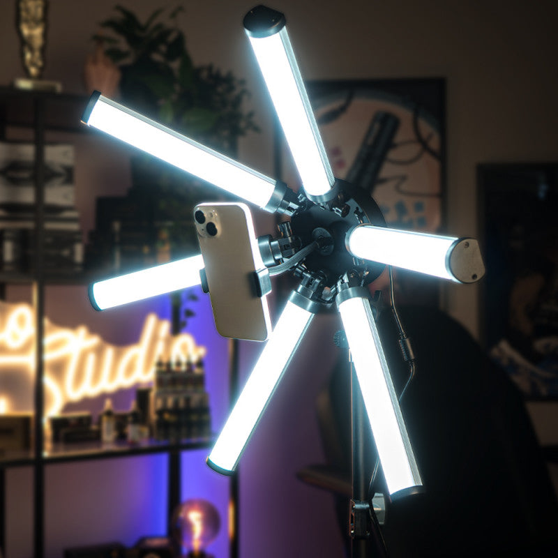 Lampe 6 LUMIÈRES Petite avec Trépied