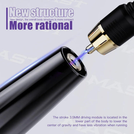 Mast P15 Tattoo And PMU Machine Pen Black/Red - BVShop