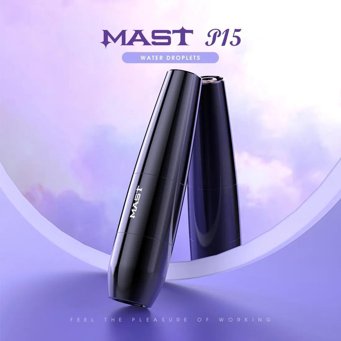Mast P15 Tattoo And PMU Machine Pen Black/Red - BVShop