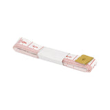 Saferly silicone areola mapping ruler laid flat, showing measurement markings for precise nipple and areola sizing.