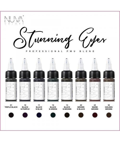 Nuva Colors Stunning Eyes Set 8x15ml - BVShop