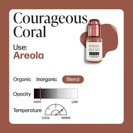 Perma Blend LUXE Inarrêtable Aréole Courageux Corail 15ml