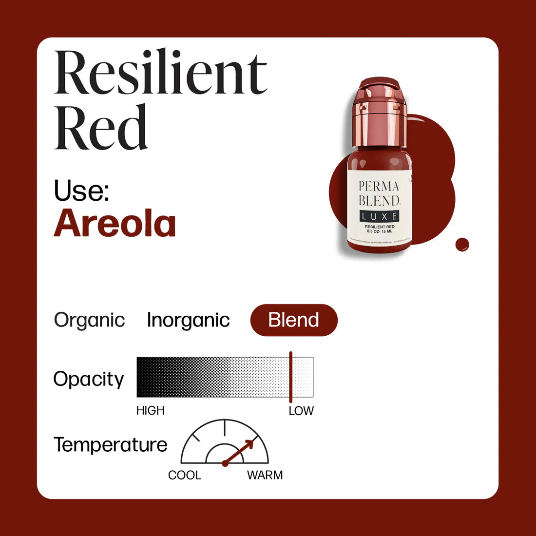 Perma Blend LUXE Rouge Résilient Areola Inarrêtable 15ml
