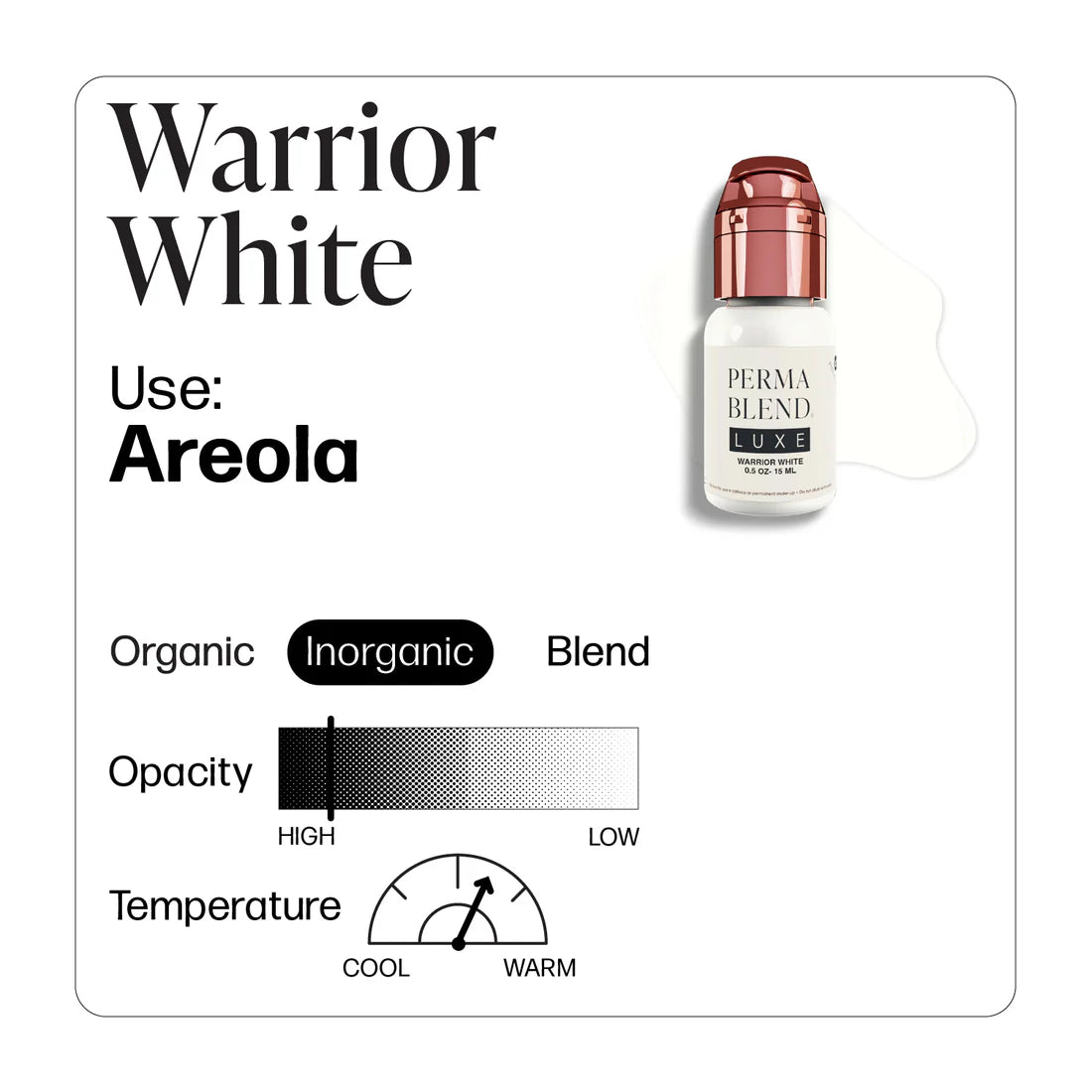 Perma Blend LUXE Guerrier Aréole Inarrêtable Blanc 15ml