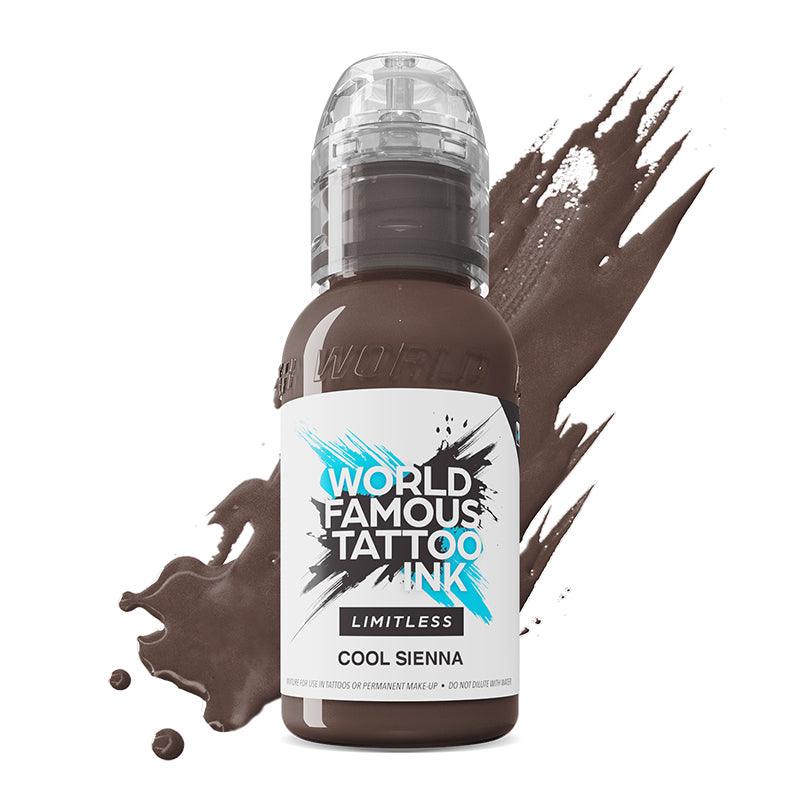 Encre de tatouage illimitée célèbre dans le monde Rose Ruban Cool Sienne (30ml)