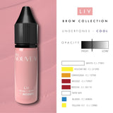 Pro Nouveau Pigments de Rouge à Lèvres Blush par Intenze Liv 15ml