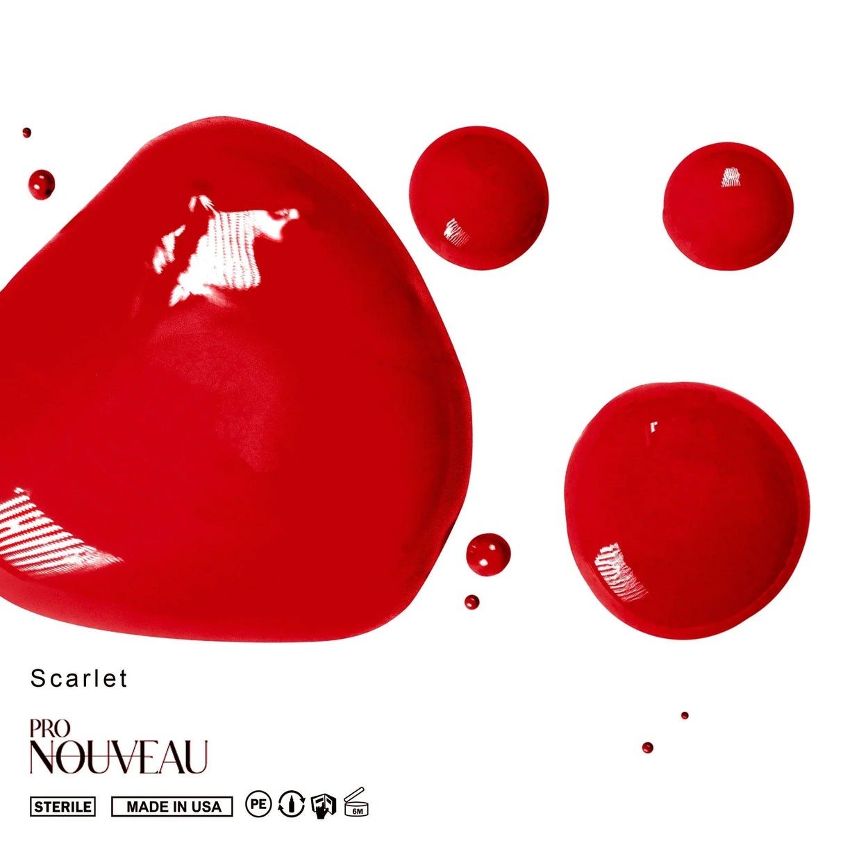 Pro Nouveau Pigments à Lèvres Par Intenze Scarlet 15ml