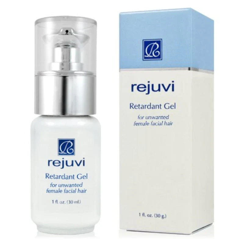 Rejuvi Retardant Gel texture and packaging close-up