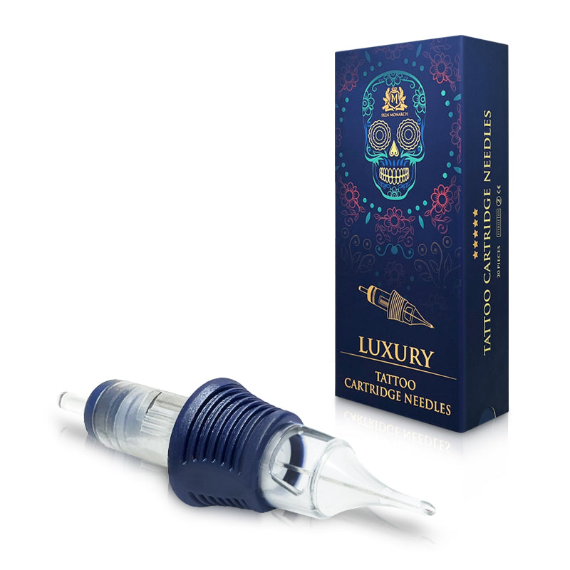 Skin Monarch Luxury Round Shader cartridges for professional tattoo work
