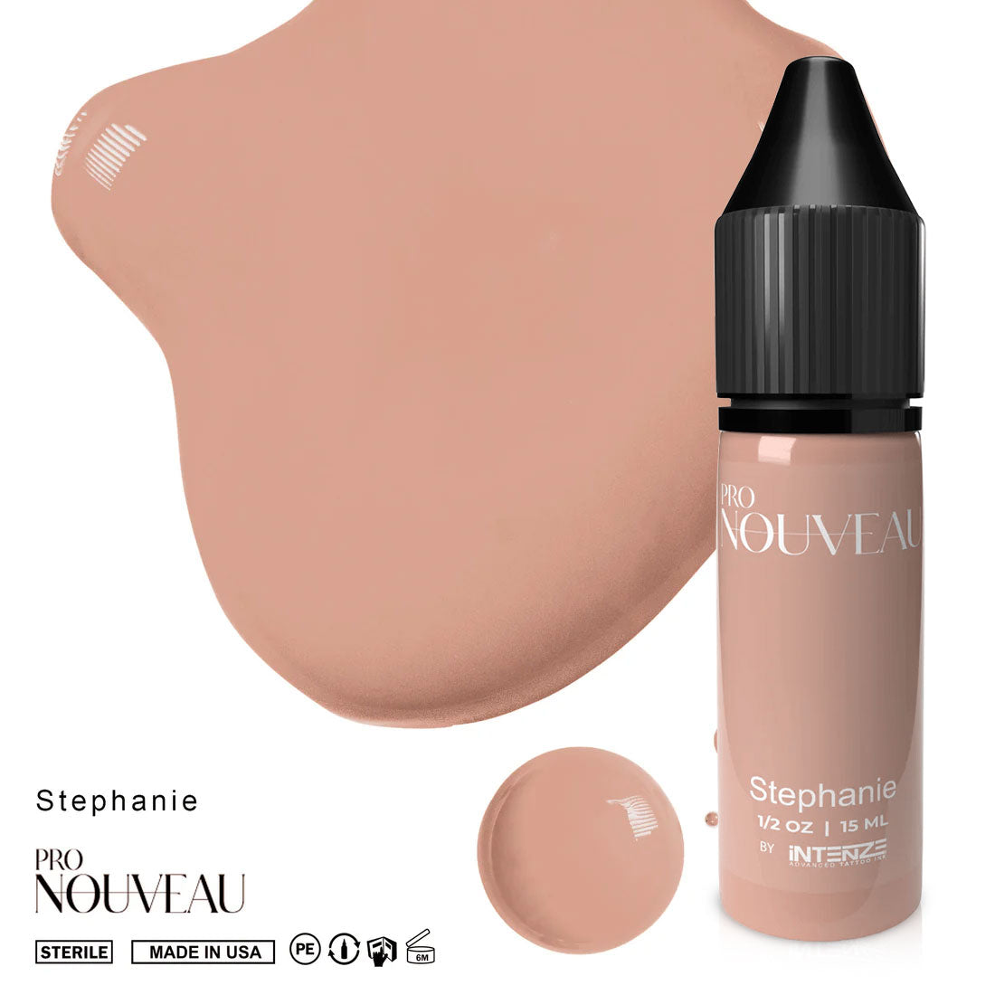 Collection de rouges à lèvres blush Pro Nouveau par Intenze 6x15ml