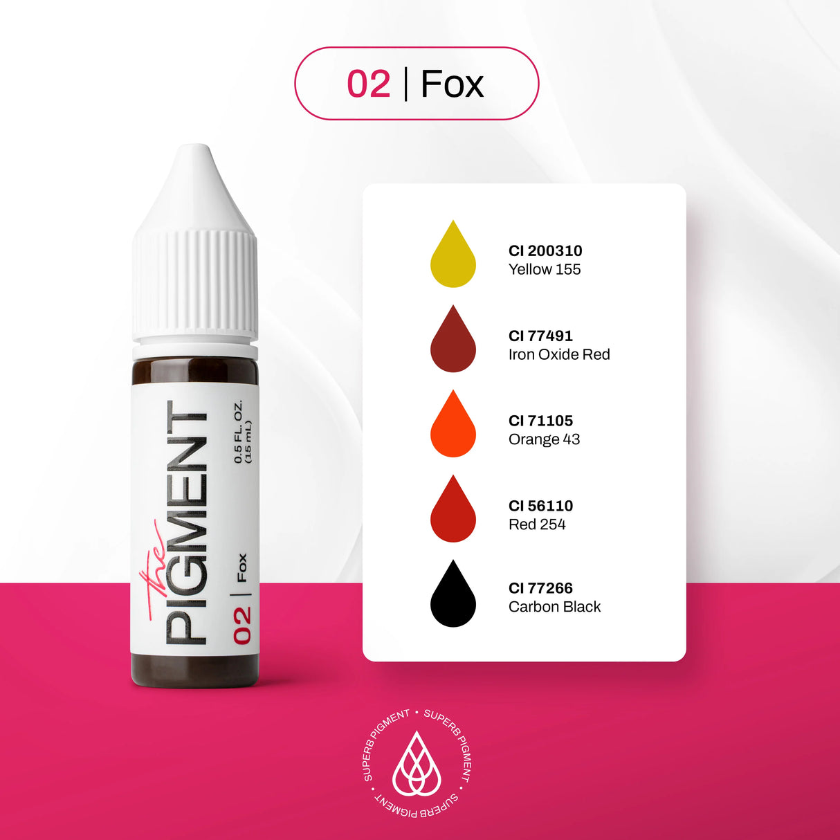 The Pigment 02 Fox Pigment 15ml