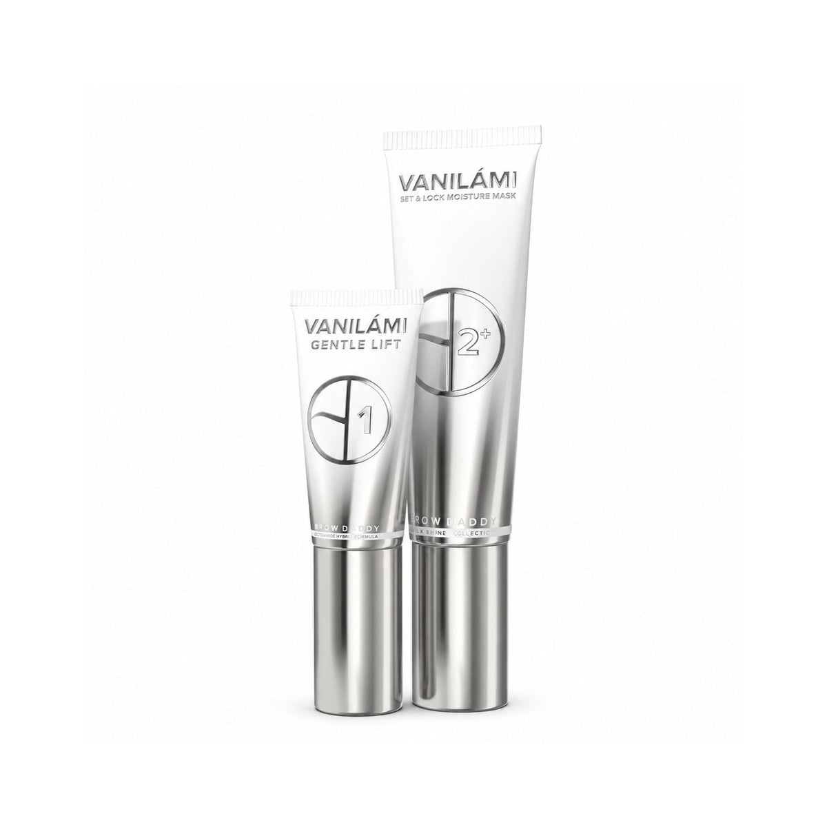 Brow Daddy VANILÁMI Gentle Lift Kit De Lamination Des Sourcils Et De Rehaussement Des Cils 15ml + 60ml