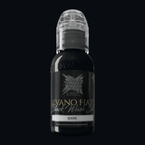 Encre de tatouage illimitée mondialement célèbre Silvano Fiato Blackwash Dark (30ml)