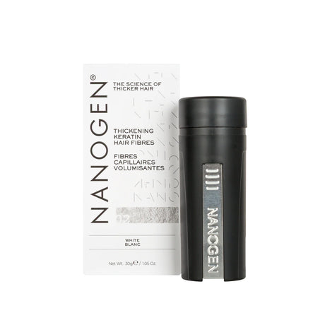 Fibres épaississantes pour cheveux Nanogen blanches