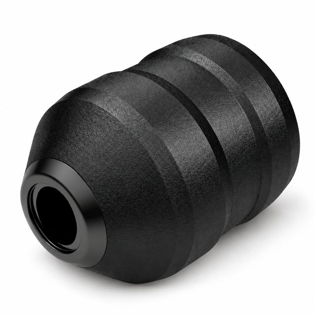 ACUS M1 Grip Plus Poignée De Tatouage Jetable Noire 40mm — une poignée sur fond blanc